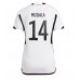 Billige Tyskland Jamal Musiala #14 Hjemmetrøye Dame VM 2022 Kortermet